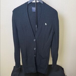 Abercrombie & Fitch Women’s Black Cardigan Sweater